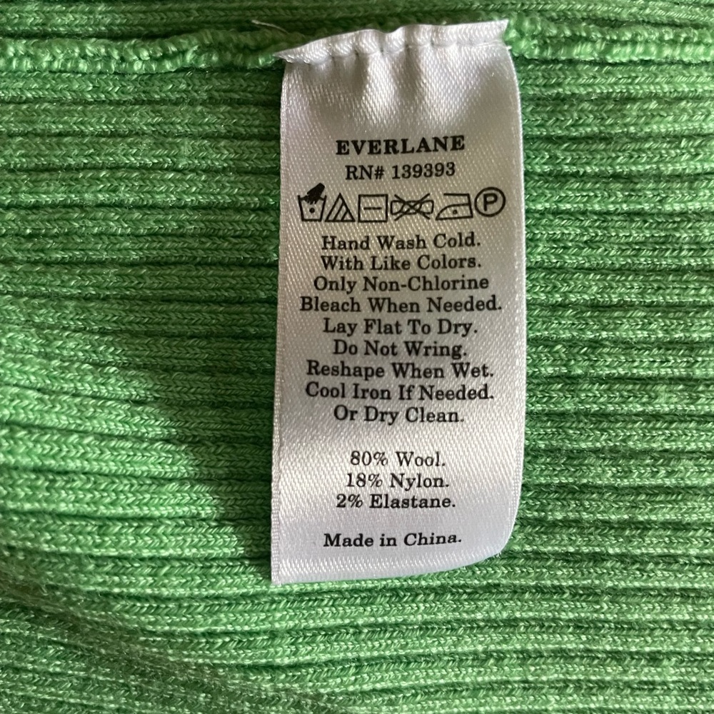 Everlane Ribbed Merino Wool Tee - Picture 2 of 4